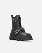 Combat boots with metal inserts -  | Pinko