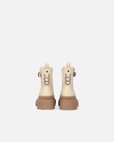 Leather booties with Love Birds logo -  | Pinko