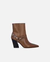 Booties with metal inserts and Love Birds logo -  | Pinko