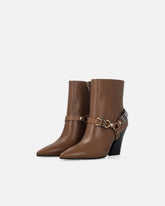 Booties with metal inserts and Love Birds logo -  | Pinko