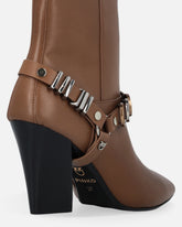 Booties with metal inserts and Love Birds logo -  | Pinko