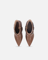 Booties with metal inserts and Love Birds logo -  | Pinko
