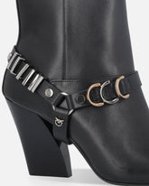 Booties with metal inserts and Love Birds logo -  | Pinko