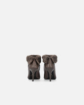 Booties with faux fur and metal toe -  | Pinko