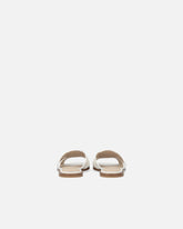 Leather slip-on sandals with Love Birds logo -  | Pinko