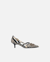 Pumps with python print and jewel studs -  | Pinko