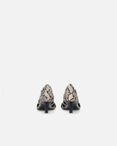 Pumps with python print and jewel studs -  | Pinko