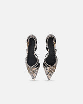 Pumps with python print and jewel studs -  | Pinko