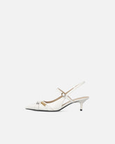 Slingbacks with straps and jewel details -  | Pinko