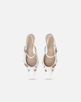 Slingbacks with straps and jewel details -  | Pinko