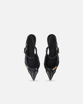Slingbacks with straps and jewel details -  | Pinko
