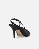 Sling-back pumps in nappa leather with straps and stiletto heel -  | Pinko