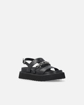 Sandalen aus Leder mit Kette -  | Pinko