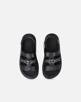 Sandalen aus Leder mit Kette -  | Pinko