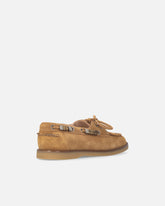 Suede moccasins with jewel details -  | Pinko