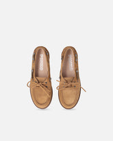Suede moccasins with jewel details -  | Pinko