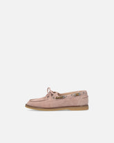 Suede moccasins with jewel details -  | Pinko