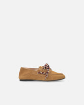 Suede moccasins with multicoloured laces -  | Pinko