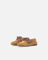Suede moccasins with multicoloured laces -  | Pinko