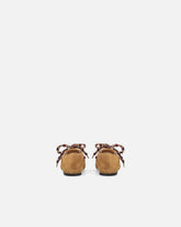 Suede moccasins with multicoloured laces -  | Pinko