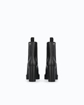 Leather ankle boots with heel - Black | Pinko