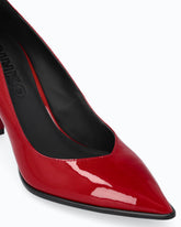 Patent leather-effect pumps - Red | Pinko