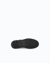 Leather combat boots with strap - Black | Pinko