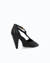 Leather T-strap pumps with high heel -  | Pinko