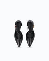 Leather T-strap pumps with high heel -  | Pinko