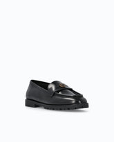 Leder-Loafer mit Logo und Profilsohle -  | Pinko