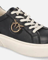 High-soled flatform sneakers with metal logo -  | Pinko