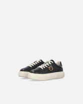 High-soled flatform sneakers with metal logo -  | Pinko