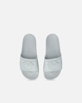 Rubber slip-on sandals with Love Birds maxi logo -  | Pinko