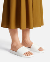 Rubber slip-on sandals with Love Birds maxi logo -  | Pinko