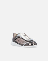Sneakers with sequins and metallic inserts -  | Pinko