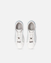 Leather sneakers with logo -  | Pinko