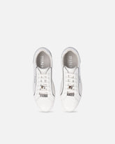 Leather sneakers with logo -  | Pinko