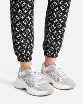 Sneakers with laminated inserts and Love Birds logo -  | Pinko