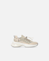 Knitted sneakers with laces and cord lock -  | Pinko