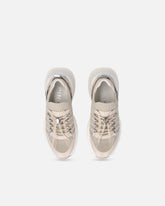 Knitted sneakers with laces and cord lock -  | Pinko