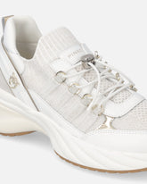 Knitted sneakers with laces and cord lock -  | Pinko