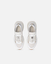 Knitted sneakers with laces and cord lock -  | Pinko