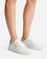 Leather sneakers with Love Birds logo -  | Pinko