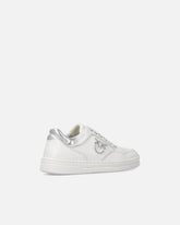 Leather sneakers with Love Birds logo -  | Pinko