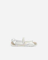 Sporty ballet flats with inserts and PINKO lettering -  | Pinko